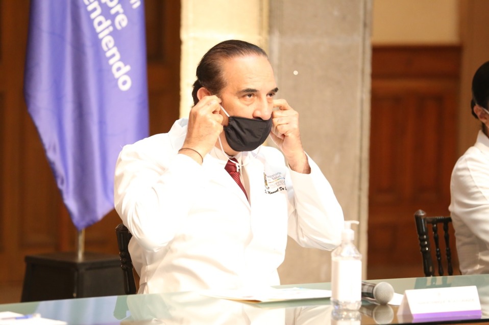 El secretario de Salud, Manuel de la O Cavazos. (Raúl Palacios)