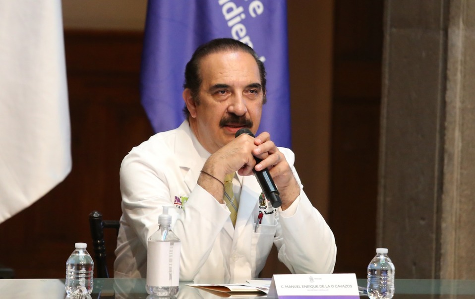 El secretario de Salud en la entidad, Manuel de la O Cavazos. Foto: Jorge López