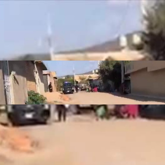 En Jerécuaro, Guanajuato, Guardia Nacional se enfrenta a delincuentes.