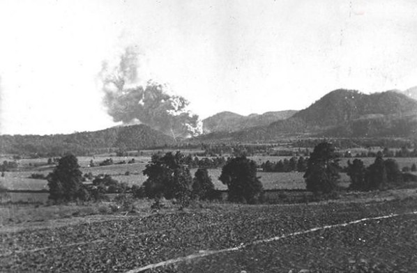 El día que León amaneció cubierto de ceniza. Foto: Valle de Señora.