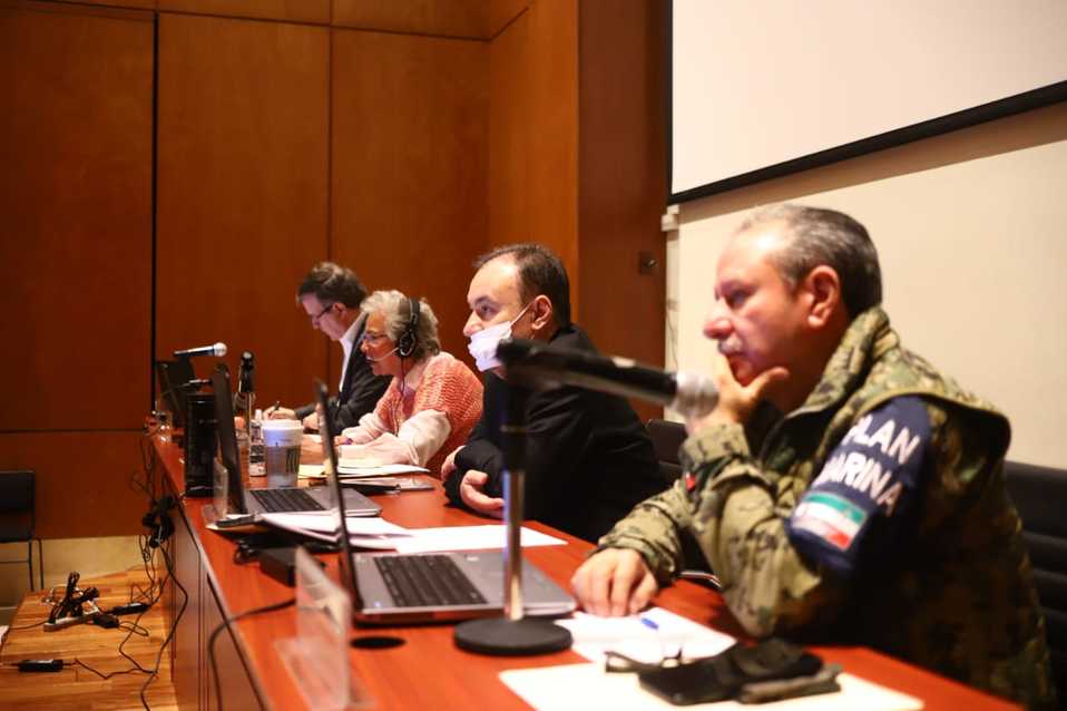 Videoconferencia con los gobernadores del norte del país. (Verónica Díaz)