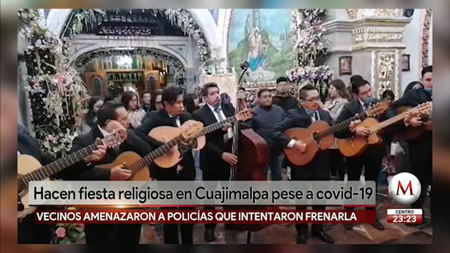 Celebran a Virgen de los Dolores en Cuajimalpa, pese a covid-19