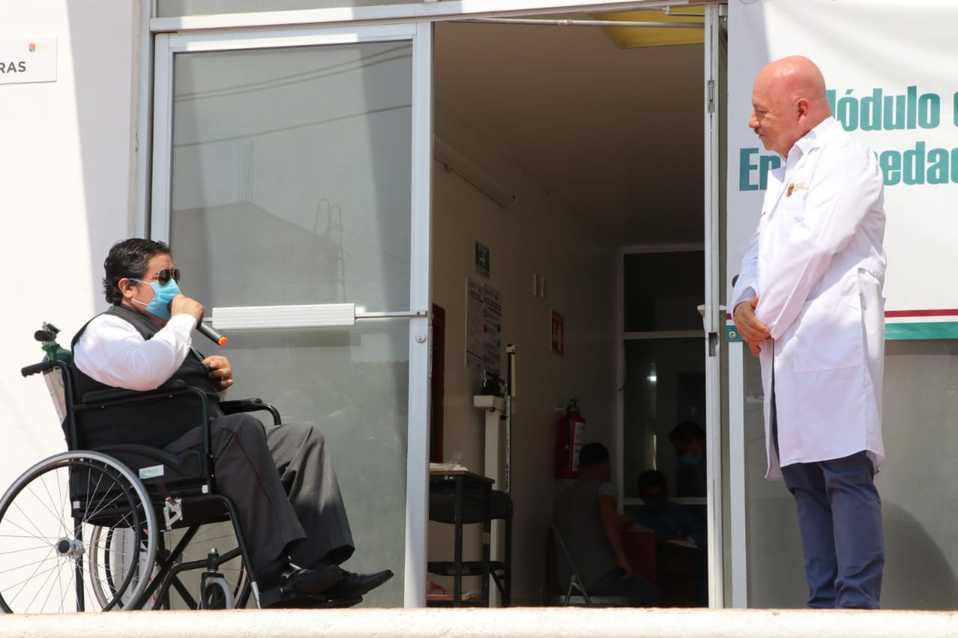 El hombre fue dado de alta tras haber presentado complicaciones por covid-19.