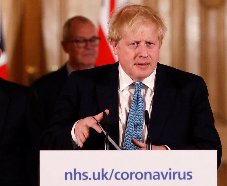 El primer ministro británico, Boris Johnson. (AP)