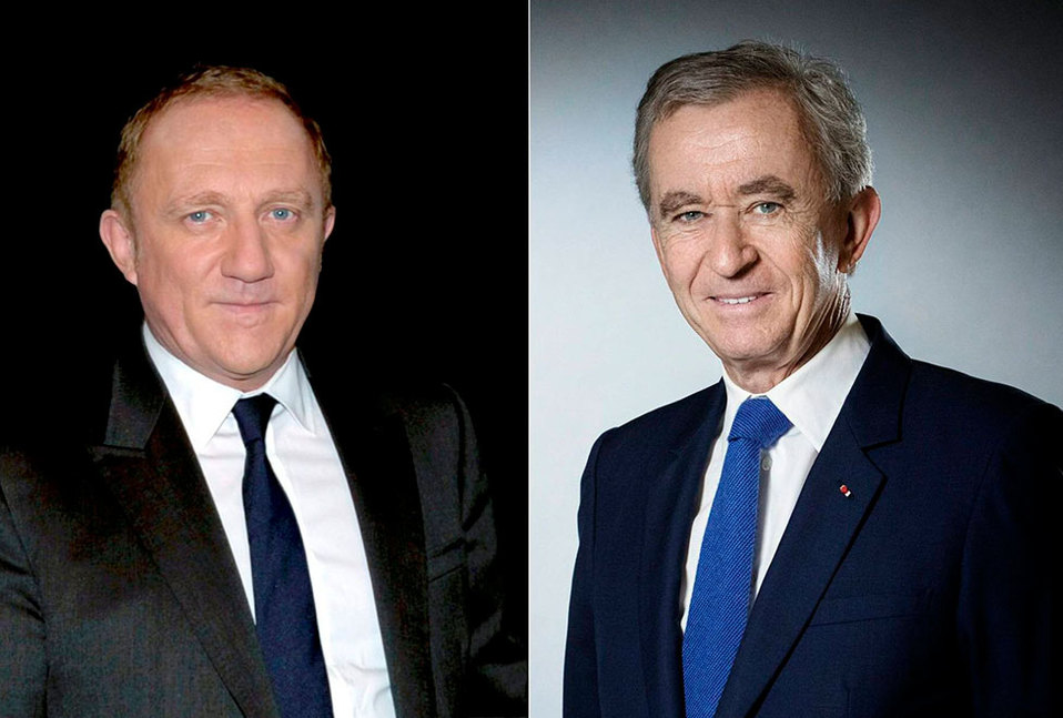 Francois-Henri Pinault y Bernard Arnault donaron recursos para la lucha contra el Covid-19.