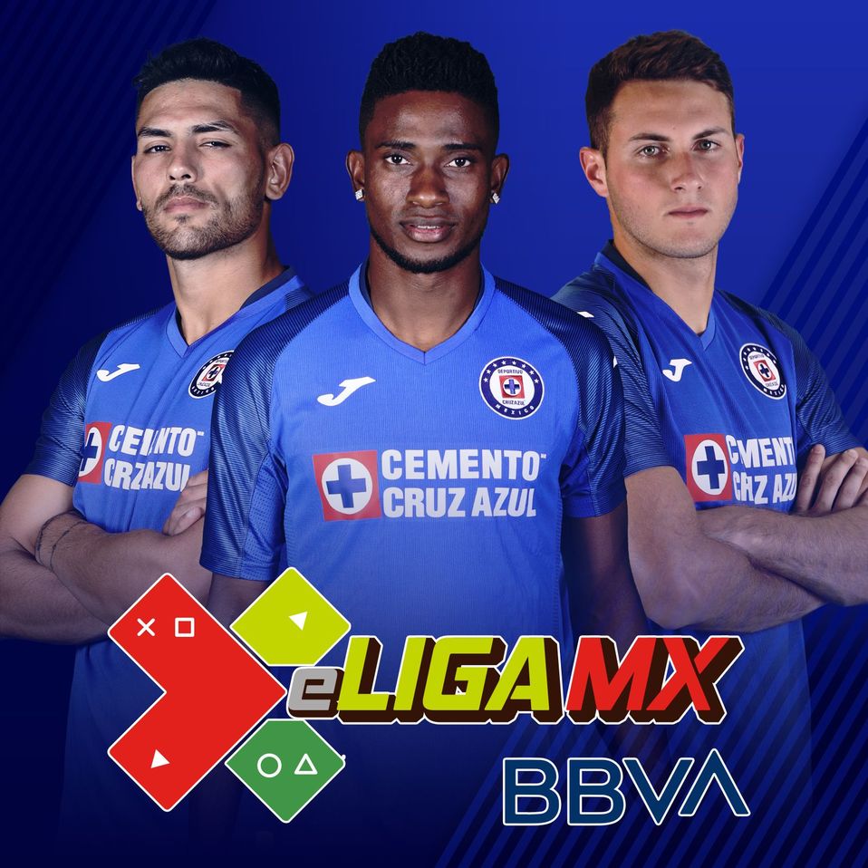 Jonathan Borja, Lucas Passerini y Santiago Giménez (Twitter @CruzAzulCD)