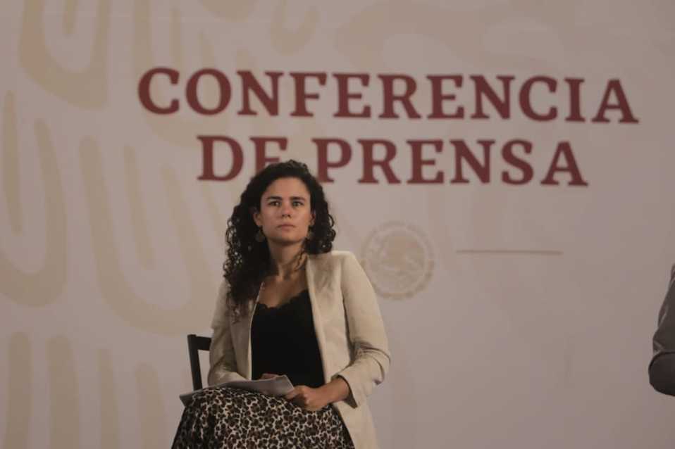 Luisa María Alcalde, secretaria de Trabajo y Previsión Social. (Ariana Pérez)