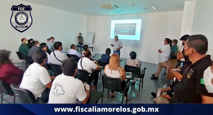 Un total de 113 prestadores de servicios funerarios acudieron a la capacitación. (Tomada de @urielgandara)