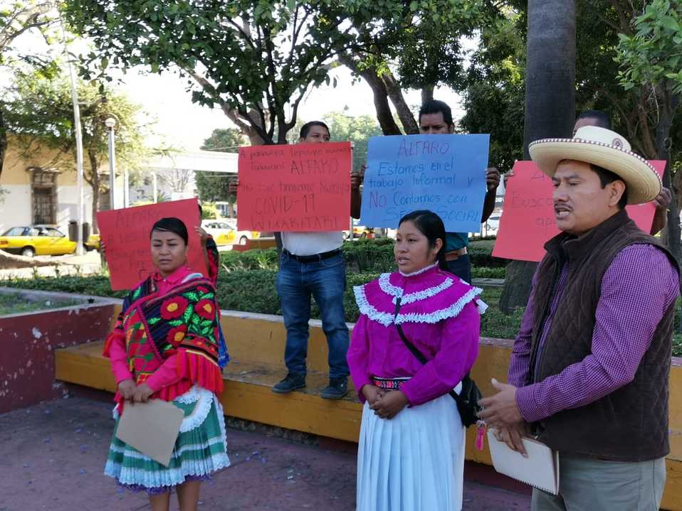 Representantes de diversos colectivos de comunidades indígenas expusieron sus problemáticas. (Diana Barajas)