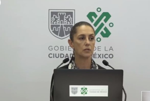 Sheinbaum en video conferencia de prensa. | Especial