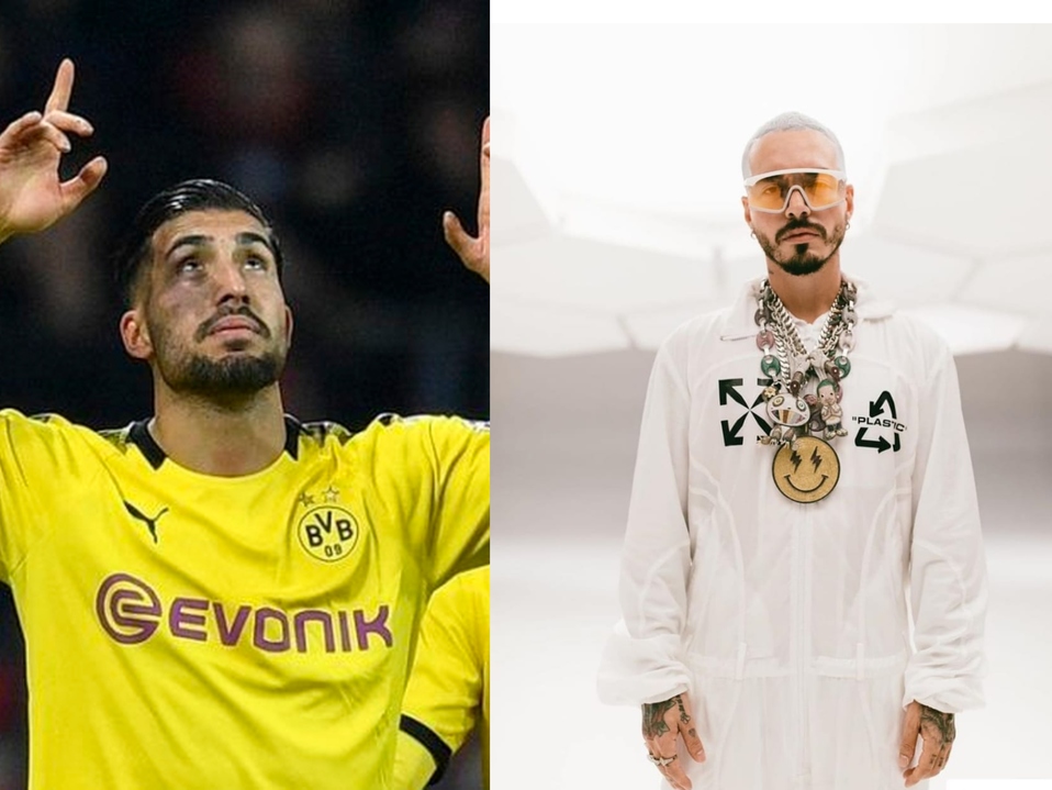 Emre Can y J Balvin compartieron plática (AP/Instagram)
