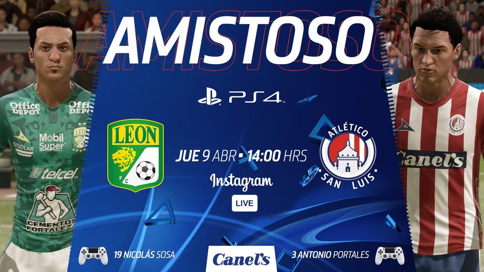 León vence a San Luis en amistoso de eLiga MX (Twitter)