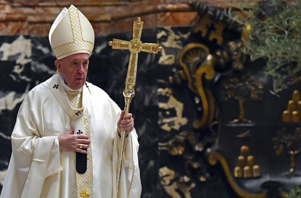 Papa Francisco Jueves Santo (AP).