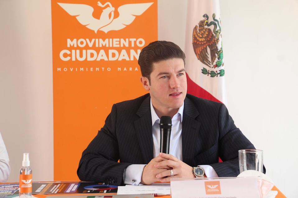 Samuel García, senador de Movimiento Ciudadano. Foto: Jorge López.