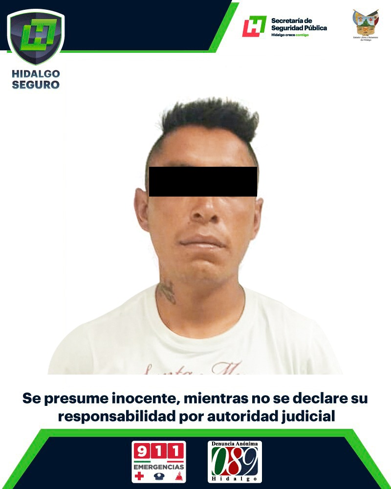 Se identificó como H.U.F.M. de 29 años. (Cortesía)