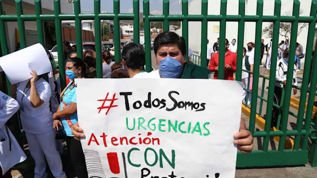 Van 97 contagios de covid-19 en 4 hospitales del Seguro Social