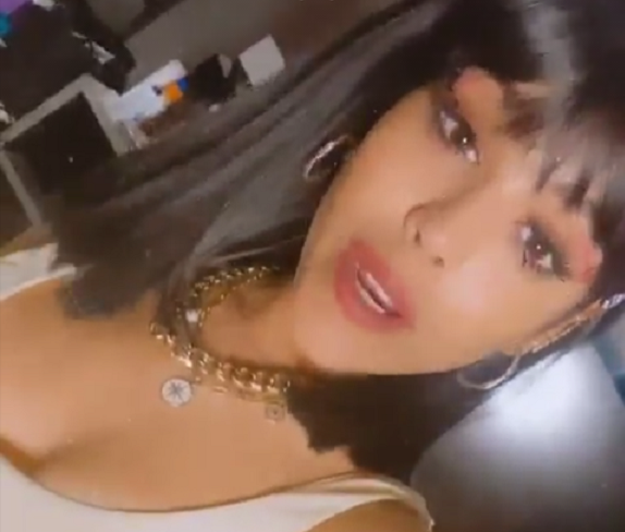 Danna Paola sorprendió con nuevo look (Instagram @dannapaola).