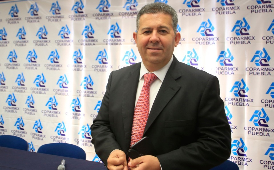 Fernando Treviño Núñez, líder en Puebla de la Coparmex. (Andrés Lobato/Archivo)