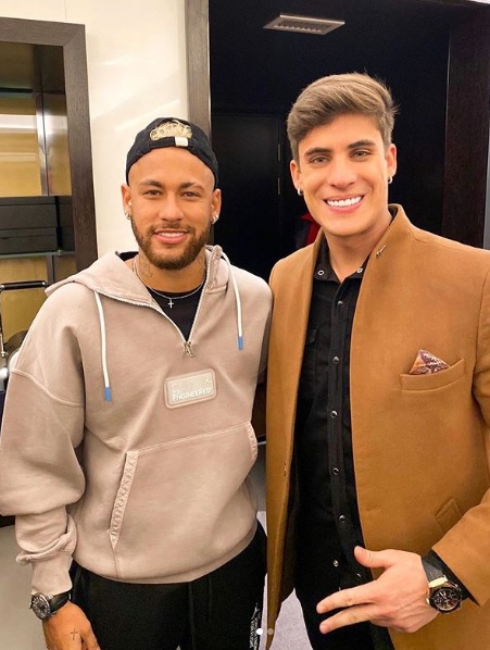 Neymar y Tiago Ramos (Instagram @tiagoramoss)