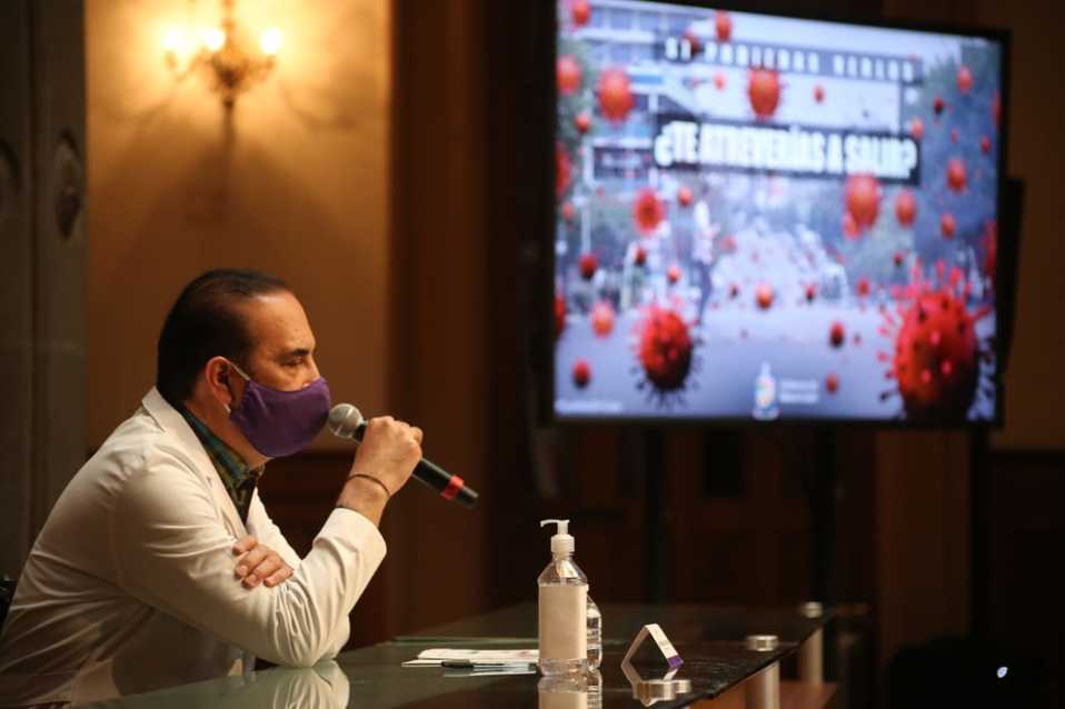 El secretario de Salud, Manuel de la O Cavazos. (Roberto Alanís)