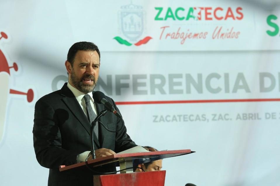 Alejandro Tello, gobernador de Zacatecas. (Foto: Manuel Chacón)