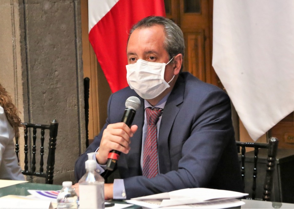 Carlos Alberto Garza Ibarra, secretario de Finanzas y tesorero de Nuevo León. (Raúl Palacios)