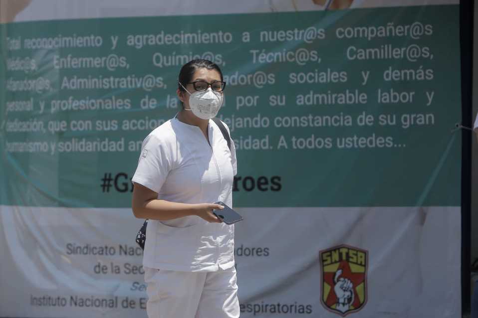 El cubrebocas N95 es uno de los más usados por el personal médico. (Ariana Pérez)