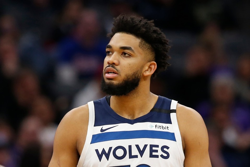 Karl-Anthony Towns, jugador de los Timberwolves de Minnesota (AP)