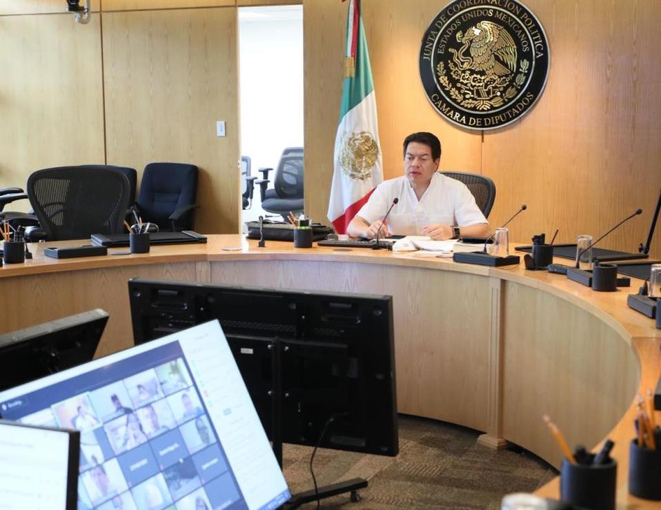 Mario Delgado, coordinador de Morena en la Cámara de Diputados. (Especial)