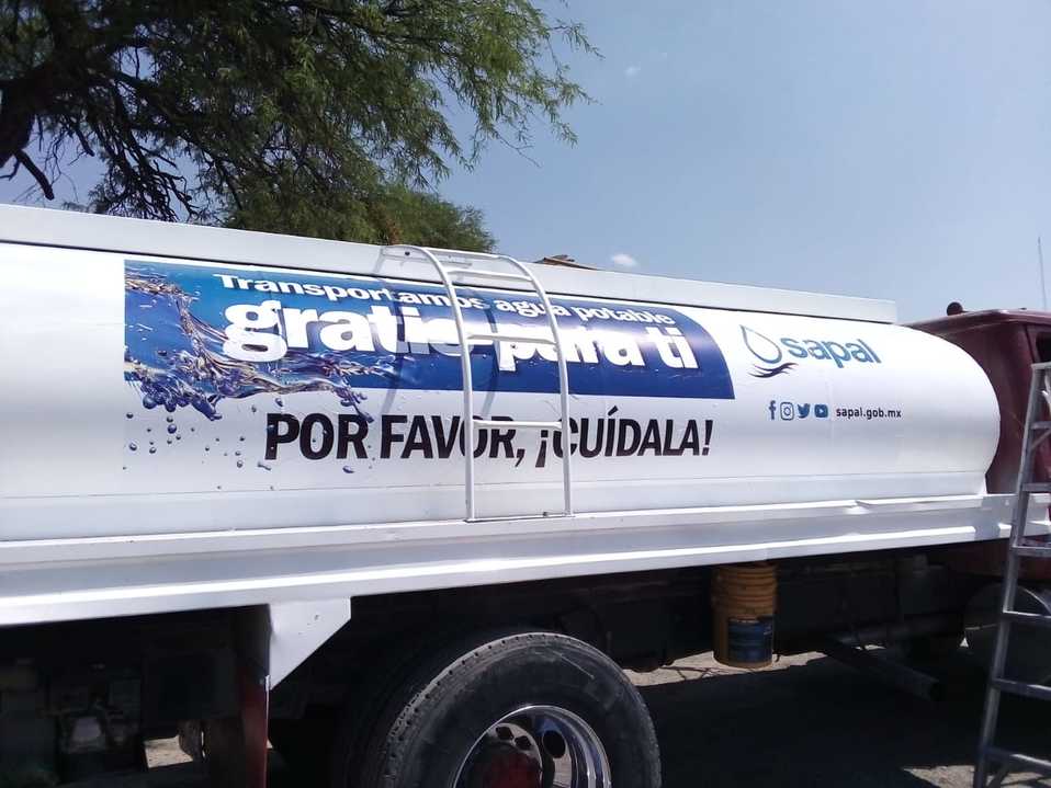Sapal iniciará programa de suministro de agua en pipas. Especial