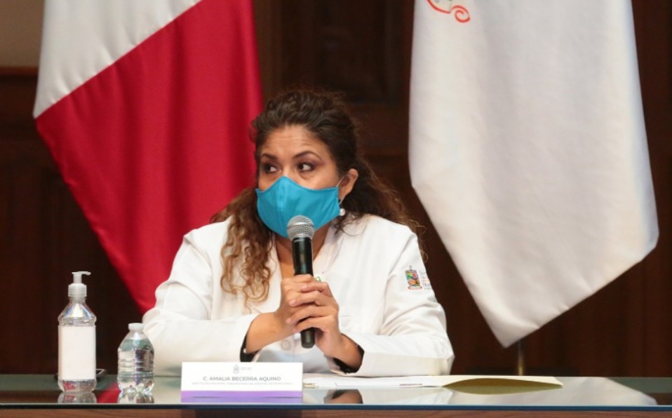 La sub directora del hospital Metropolitano, Amalia Becerra Aquino. (Especial)