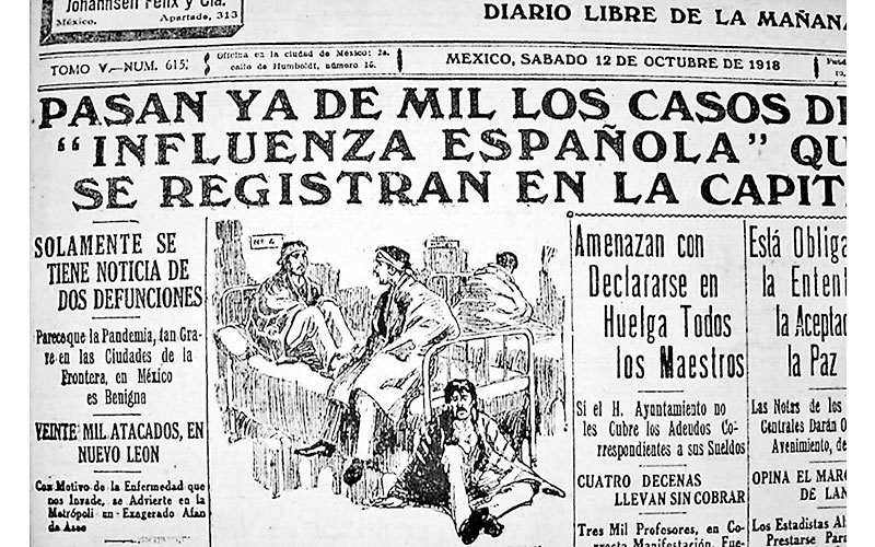 Diario ‘El Demócrata’ en 1918. (Especial)