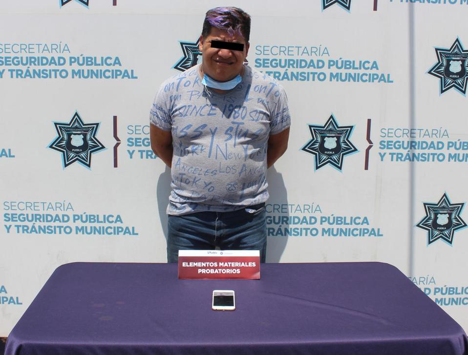 Jesús "N." de 34 años fue detenido por robar celular a un usuario de la Ruta 44. (Especial)