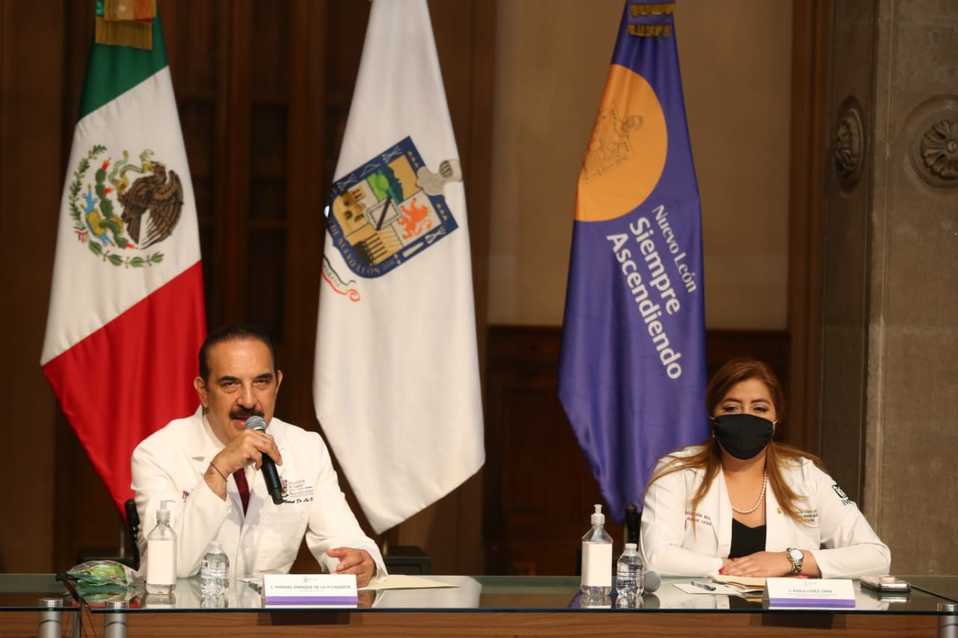 Manuel de la O Cavazos, secretario de Salud estatal. Foto: Jorge López.