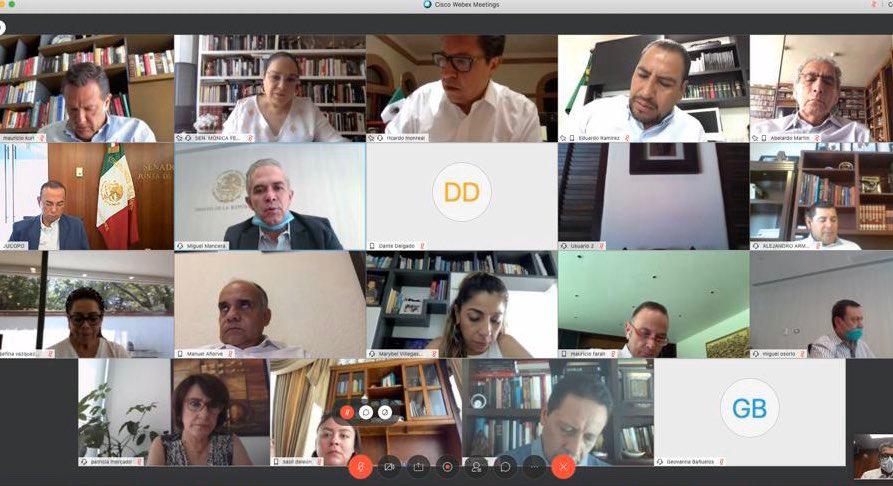 Reunión virtual de la Jucopo. (Especial9