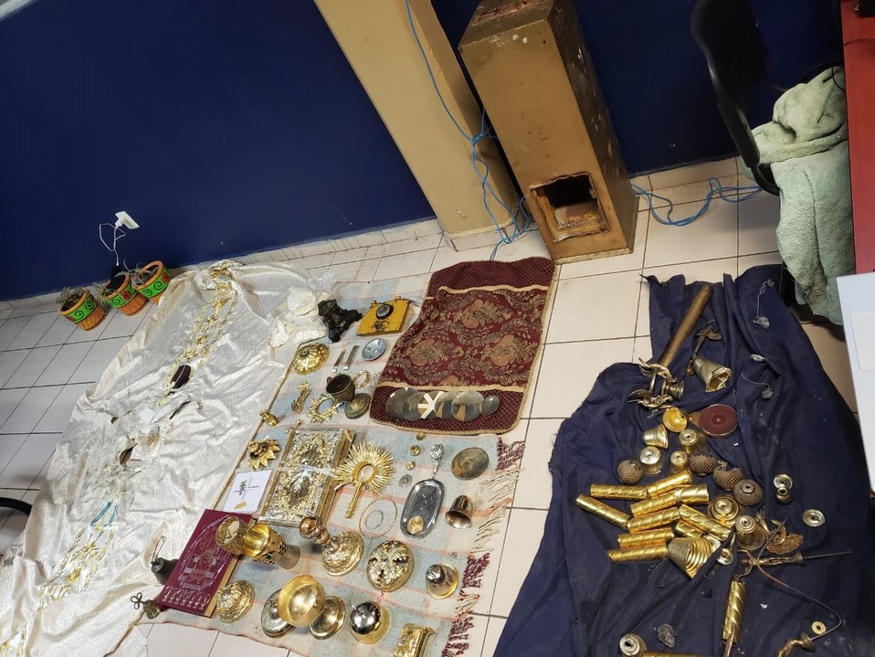 Algunos de los objetos encontrados. (Foto: Jocelyn Estrada)