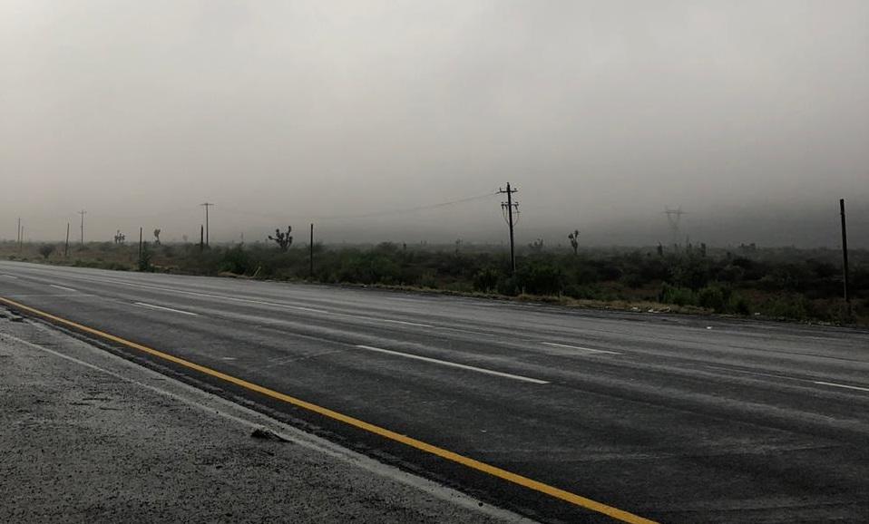 Se encontró un pavimento muy resbaladizo por las condiciones climatológicas. (Foto: Pedro Delgado)