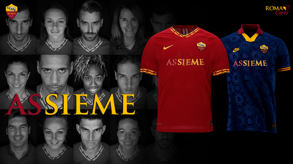Equipo de Roma apoya a los afectados por el coronavirus (Twitter @ASRoma)