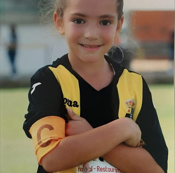 La pequeña María Caamaño (Cortesía)
