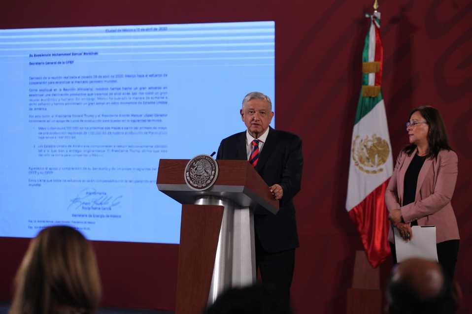 López Obrador descartó un acuerdo secreto con Trump, tras ayuda de EU. (Omra Franco)