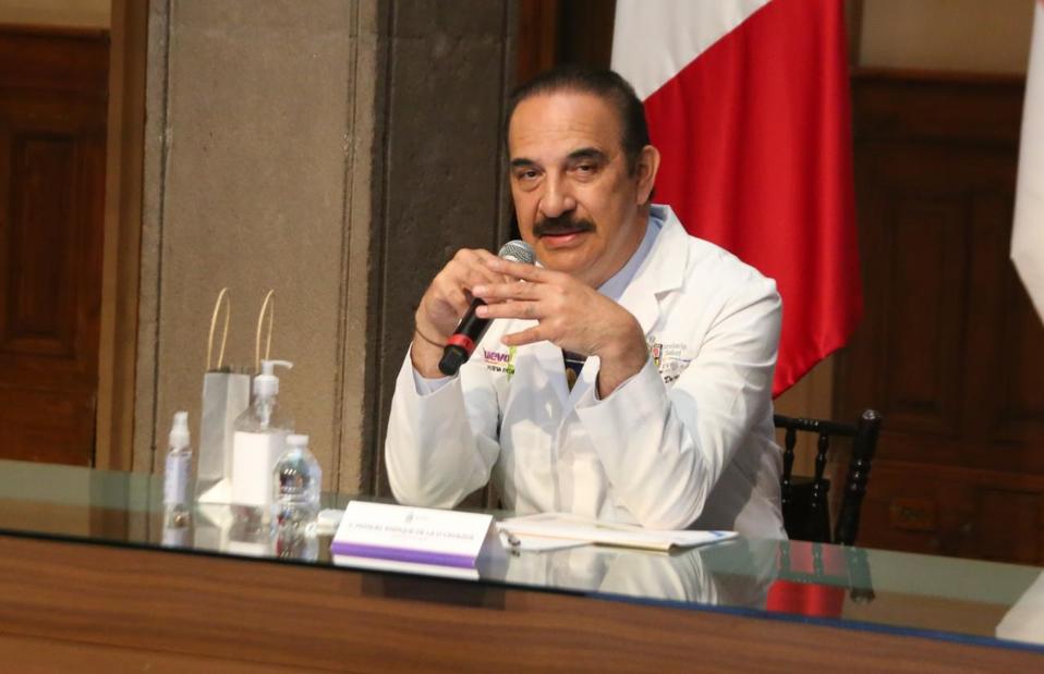 Manuel de la O Cavazos, secretario de Salud estatal. Foto: Raúl Palacios.