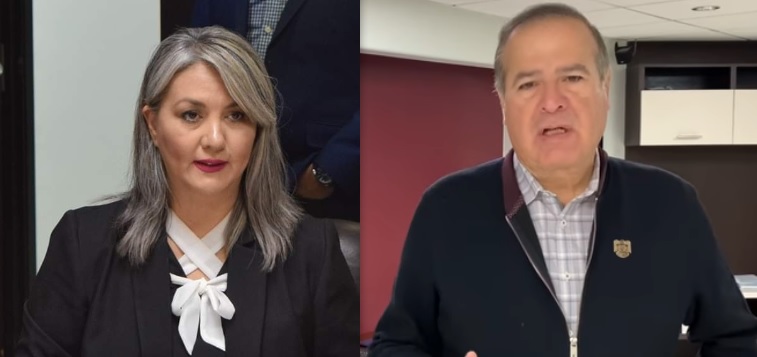María del Carmen Espinoza Ochoa, síndica, y Arturo González Cruz, alcalde de Tijuana. (Foto: Facebook)