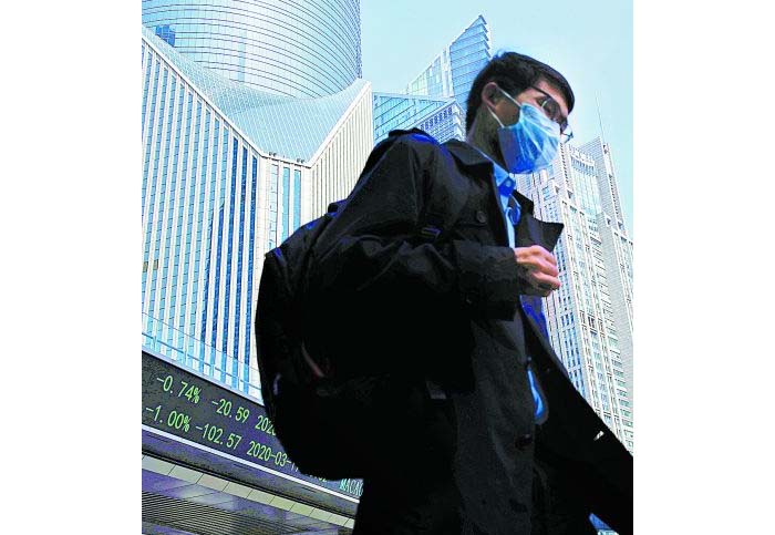 “Un microbio derribó toda nuestra arrogancia”. Aly Song/REUTERS