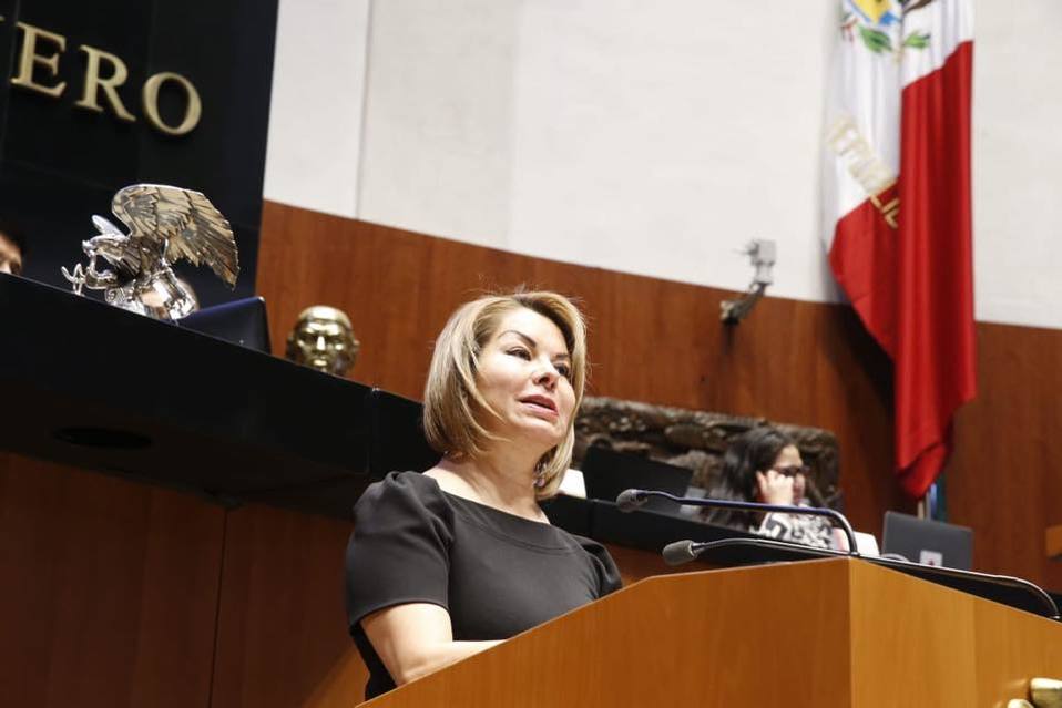 Senadora Minerva Hernández, critica AMLO por pronunciarse por el tema electoral de la revocación de mandato en plena contingencia sanitaria. (Especial
