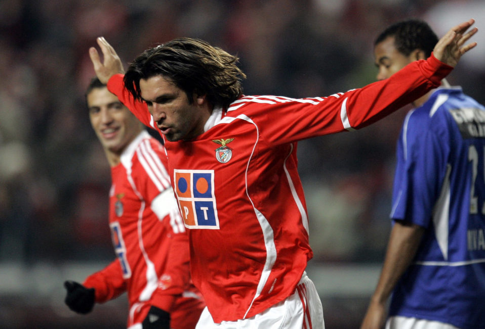 Francisco Fonseca con el Benfica (AP)