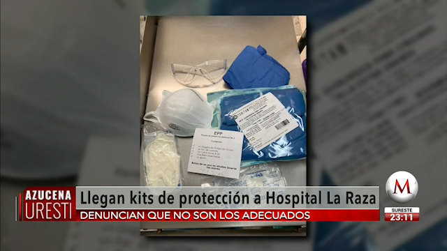 El kit de protección es inadecuado señalan médicos del Hopital La Raza