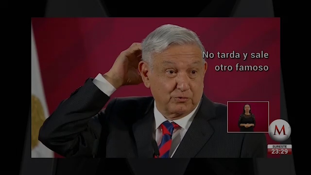 "No tarda en salir otro famoso a criticar", menciono AMLO