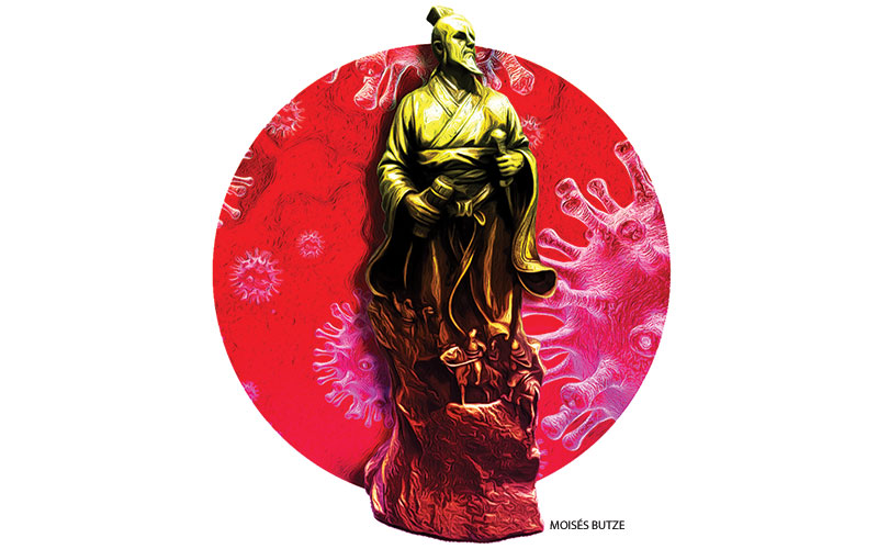 Sun Tzu. (Ilustración: Moisés Butze)