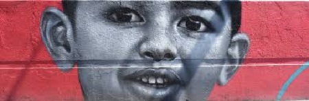 Uno de los murales de la galería (Especial).