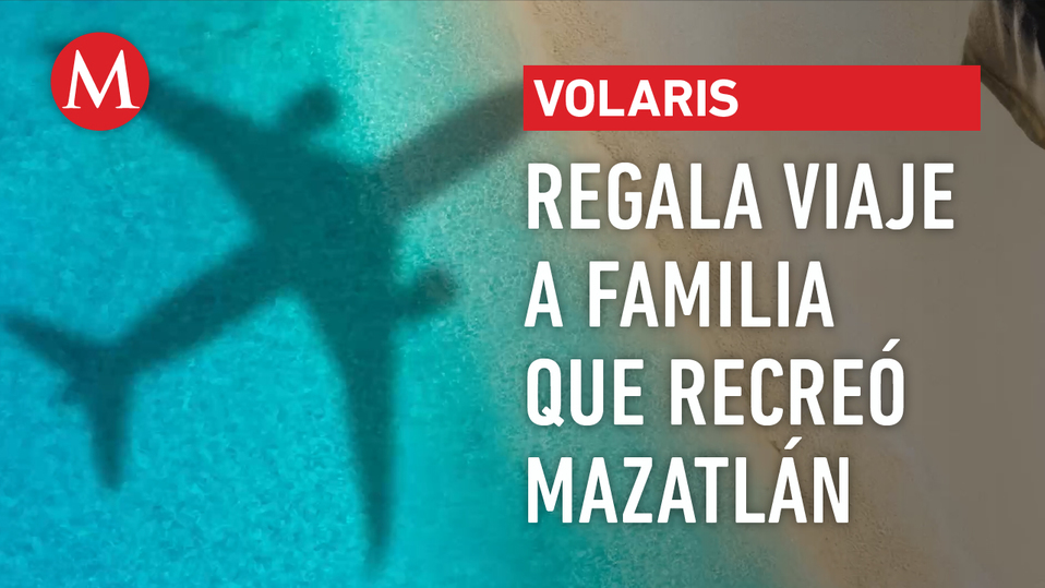 Aerolínea regala vuelo a familia que recreó a Mazatlán en su patio